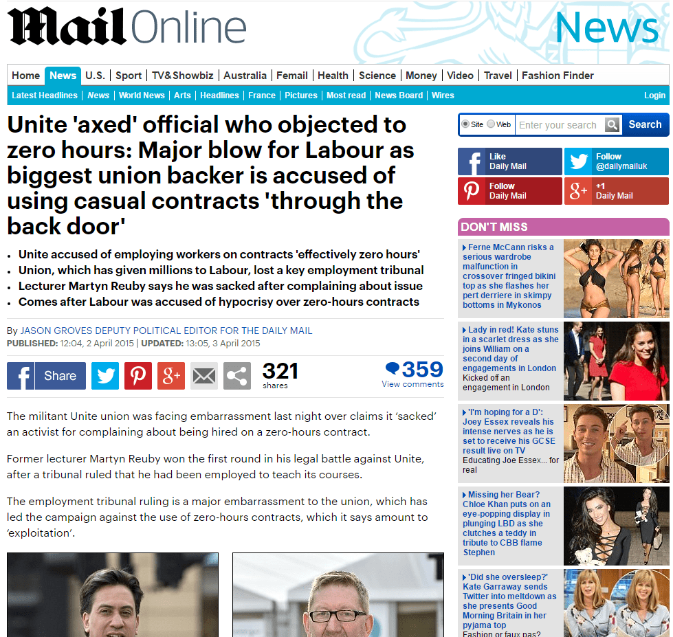 daily mail_reuby v unite